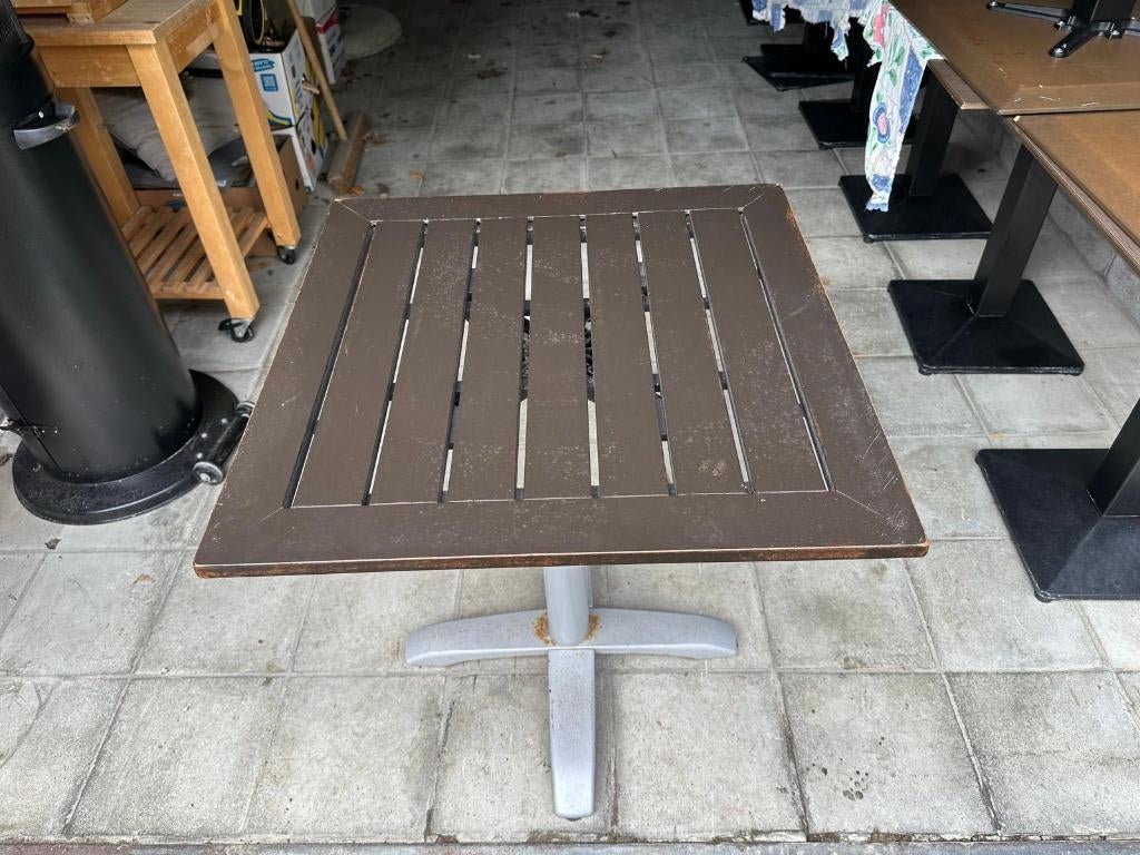 terrasstoelen en tafels, Enlèvement, Utilisé, Aluminium