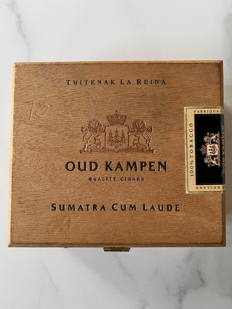 Oud Kampen sigaren doos, Ophalen of Verzenden, Gebruikt, Tabaksdoos of Verpakking
