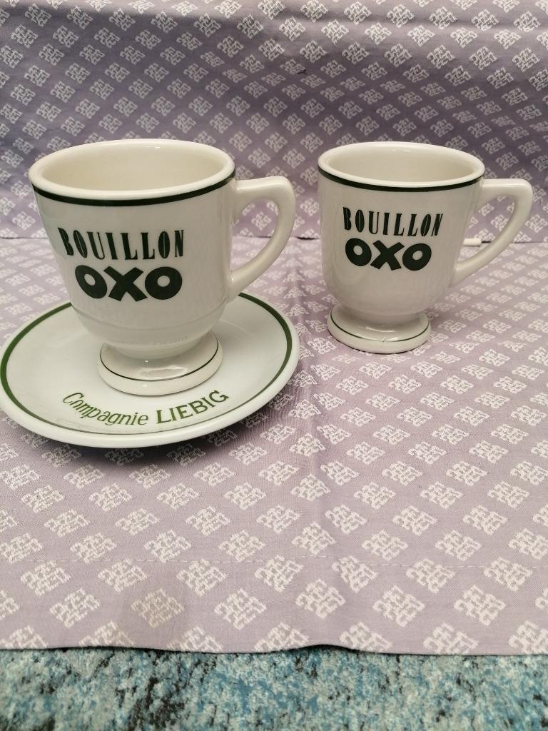 2 OXO Liebig tassen 1 schotel Opruiming, Antiek en Kunst, Ophalen of Verzenden