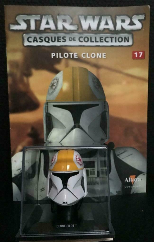 Casque de collection Star Wars n°17 " Pilote Clone " -, Ophalen of Verzenden, Gebruikt, Actiefiguurtje