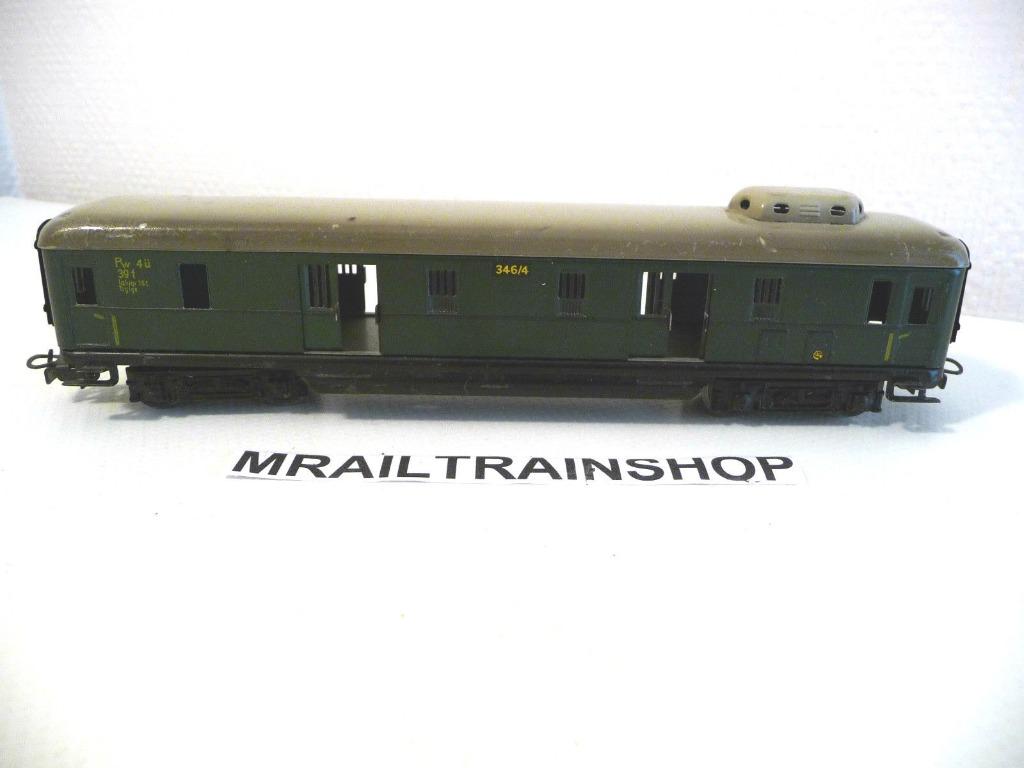 4012 MARKLIN — FOURGON À BAGAGES 346/4 - FOURTON 346/4 MÄRKL, Hobby & Loisirs créatifs, Trains miniatures | HO, Utilisé, Wagon