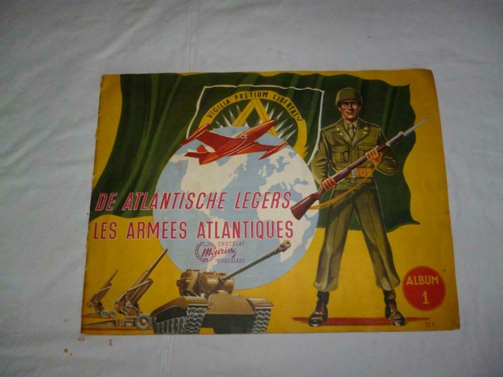 Chromo Chocolat Meurisse De Atlantische legers album 1, Ophalen of Verzenden, Gelezen