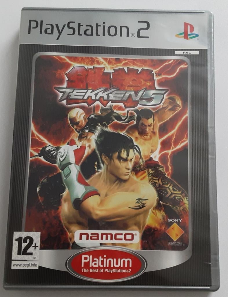 Tekken5 platina ps2-game, Ophalen of Verzenden, Gebruikt, Vechten, Vanaf 12 jaar