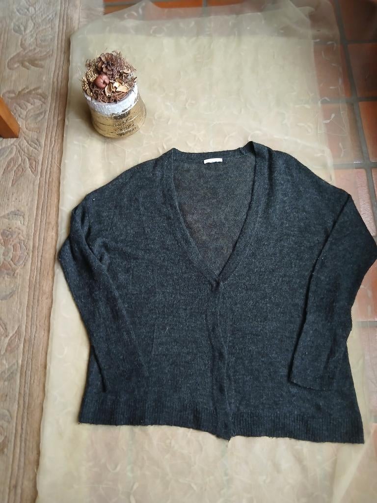 H&m donkergrijs vest -maat medium, Enlèvement ou Envoi