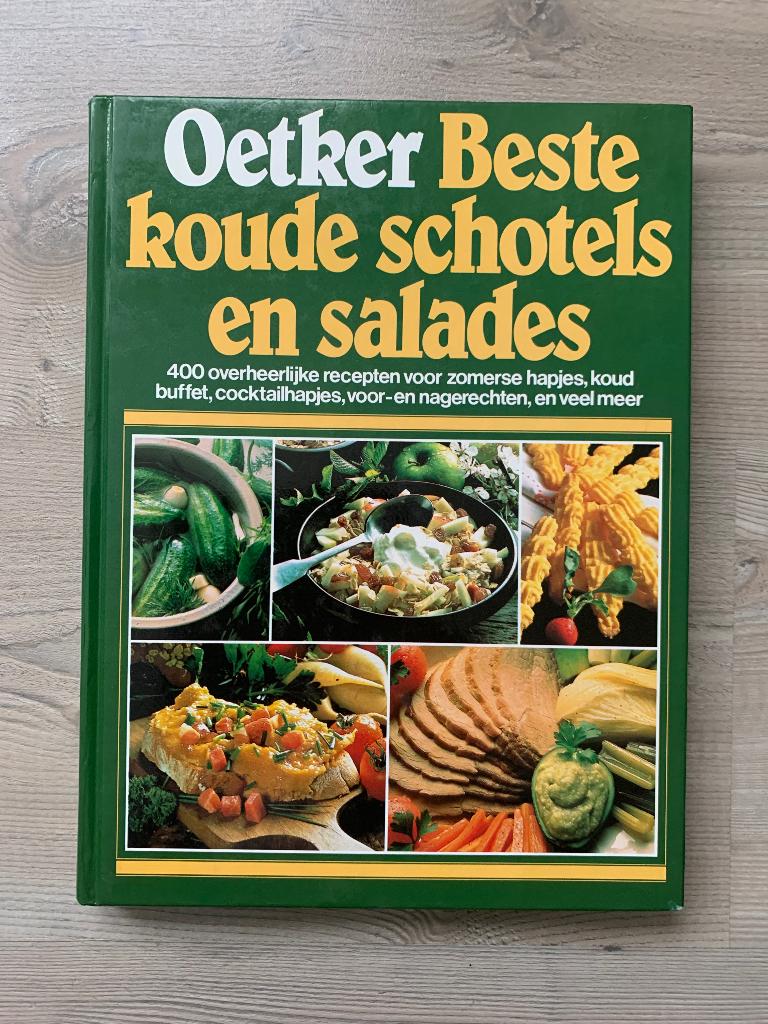 Oetker Beste koude schotels en salades, Enlèvement ou Envoi, Comme neuf