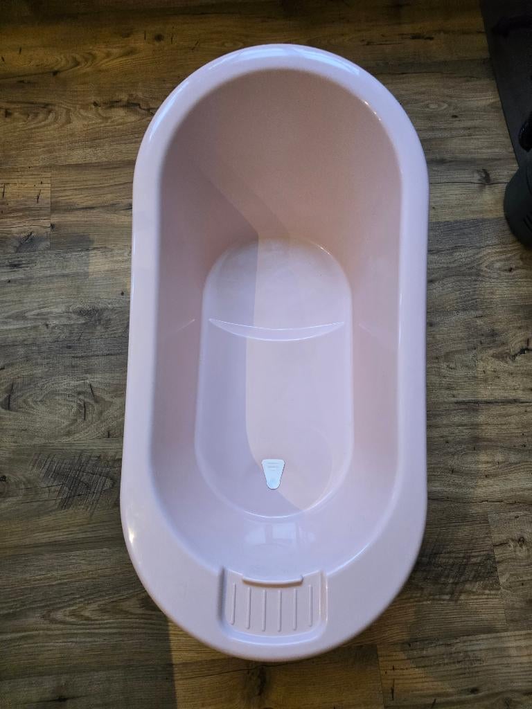 Baignoire pour bébé + chaise de bain, Comme neuf, Enlèvement, Standard, Bébé-jou