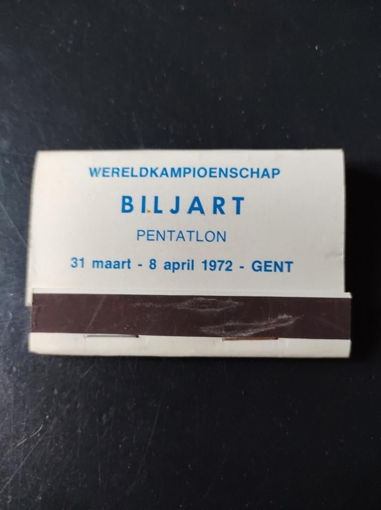 Wereldkampioenschap 1972 Gent lucifer, Verzamelen, Rookartikelen, Aanstekers en Luciferdoosjes, Ophalen of Verzenden