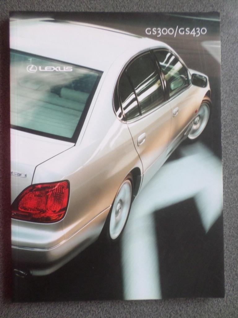 Lexus GS300 & GS430 09-2002 brochure, Ophalen of Verzenden