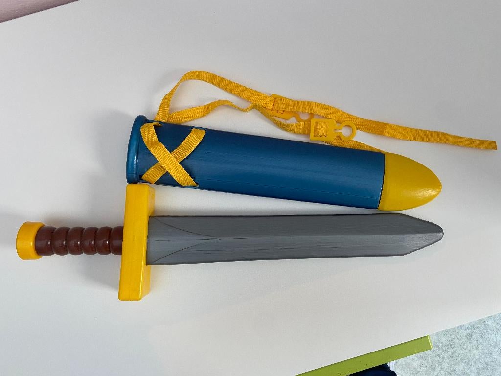 Zwaard Asterix (blauw/geel), Ophalen of Verzenden, Zo goed als nieuw