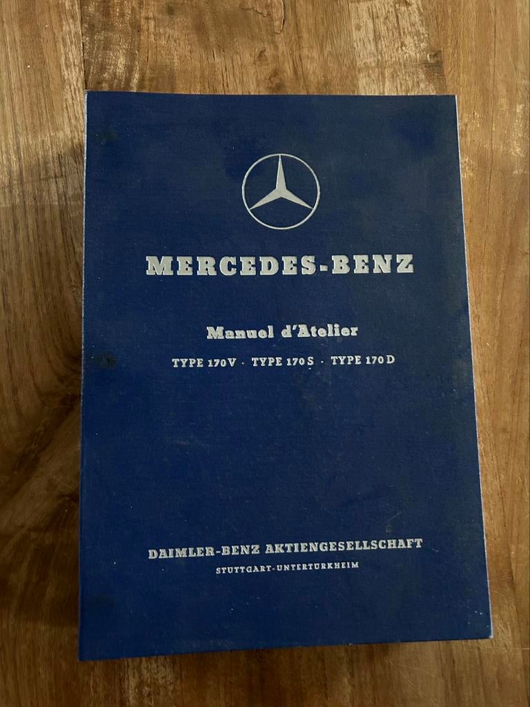 Mercedes Benz 170 werkplaatshandboek, Ophalen of Verzenden