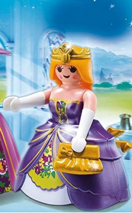 Playmobil prinses met handtas paars, Kinderen en Baby's, Ophalen of Verzenden, Gebruikt