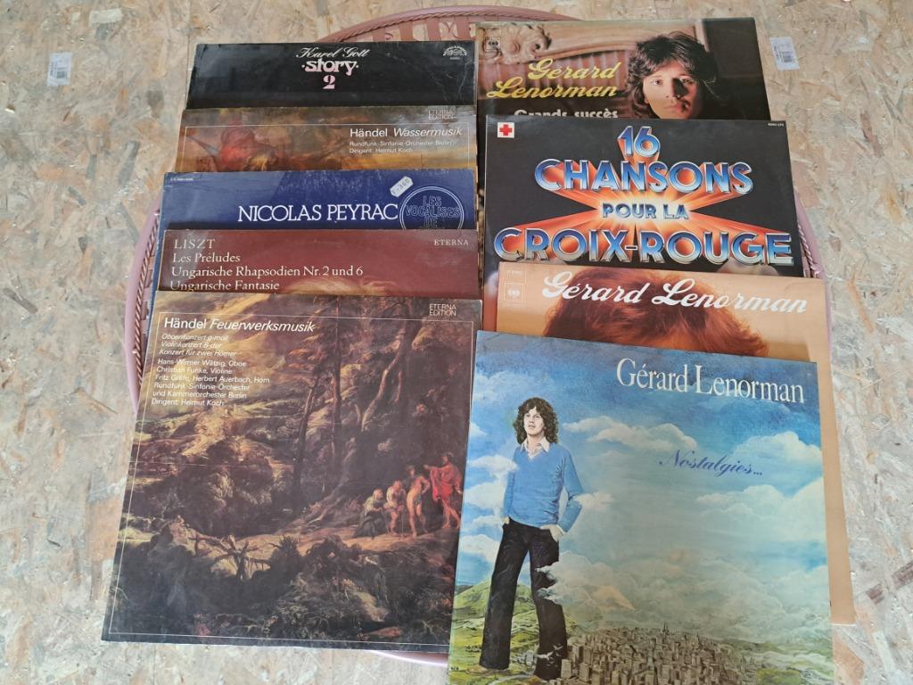 lot de disques de musique classique et Gerard Lenorman, CD & DVD, Vinyles | Classique, Utilisé, 12 pouces, Enlèvement