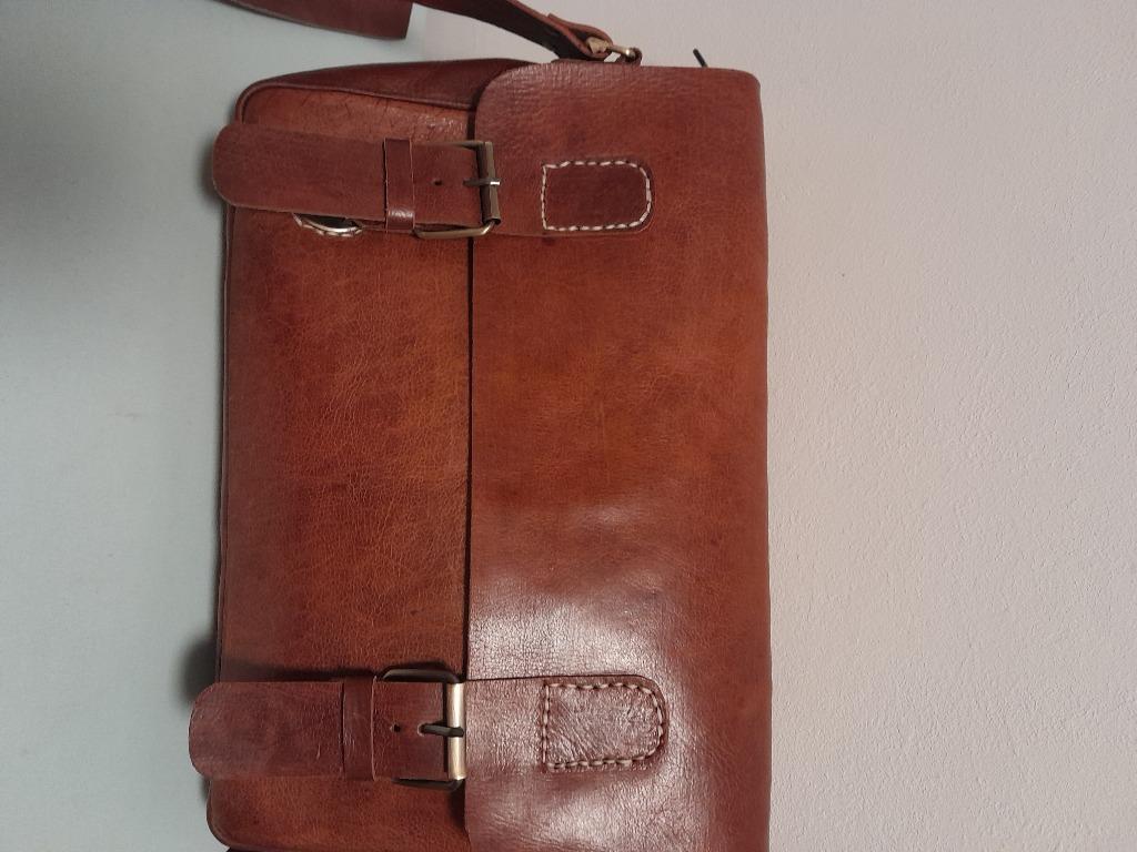 Sac en cuir pour homme et femme, Neuf, Autres marques, Cuir, Brun