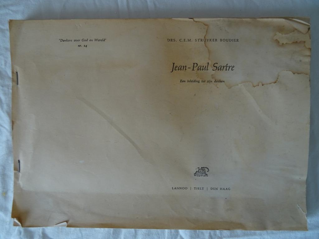 Boek Jean-Paul Sartre Een inleiding tot zijn denken 1967, Boeken, Gelezen, Ophalen of Verzenden, Overige onderwerpen, C.E.M. Struyker Boudier