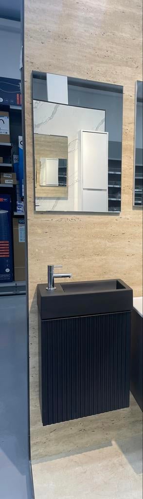 ‼️ Meuble wc Lave main sous plan + Miroire en super PROMOS, Bricolage & Construction, Chauffage & Radiateurs, Neuf