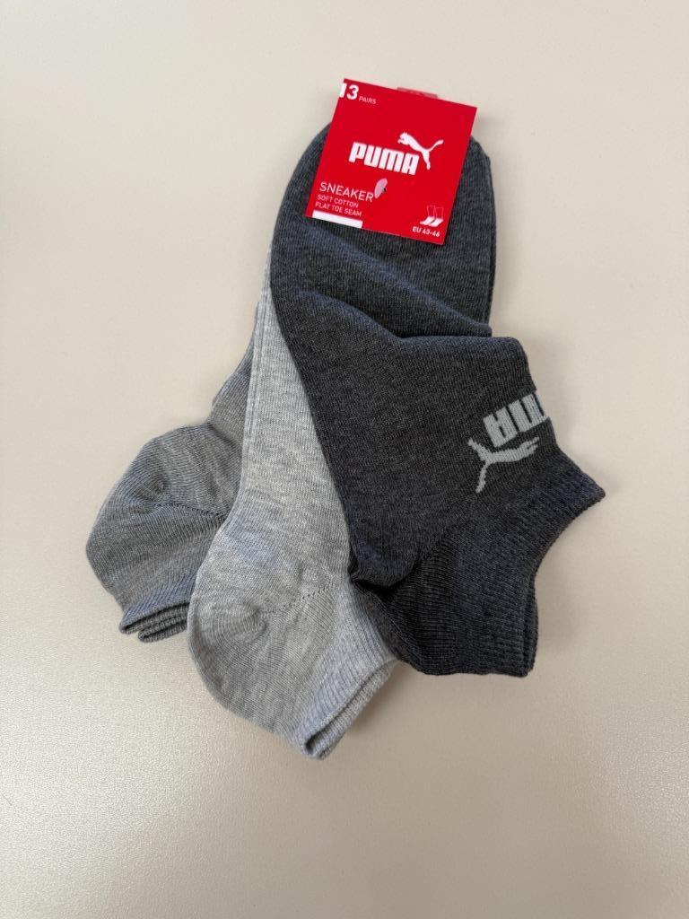 3 paar nieuwe Puma sneakersokken maat 43-46, Ophalen, Puma, Overige kleuren, Nieuw