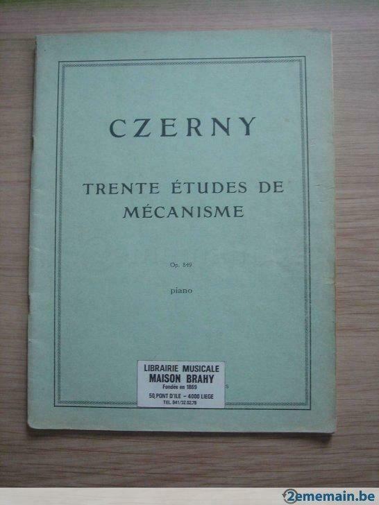 Partition de musique pour piano - CZERNY, Musique & Instruments, Enlèvement ou Envoi, Utilisé, Classique