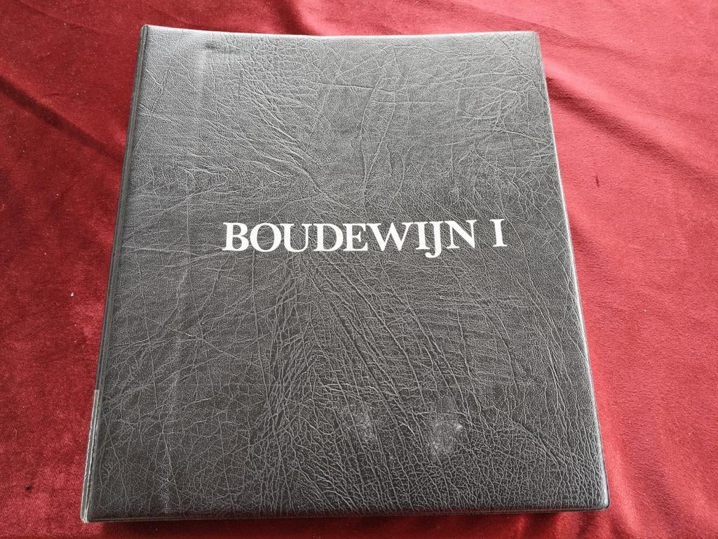 Collectie Boudewijn munten in album, Verzamelen, Ophalen of Verzenden