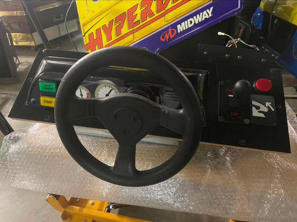 Panel volant / Shifter + pedalier arcade, Ophalen, Zo goed als nieuw