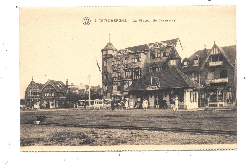 Duinbergen NA70: Het tramstation, Verzamelen, Verzenden, 1920 tot 1940, Ongelopen, West-Vlaanderen