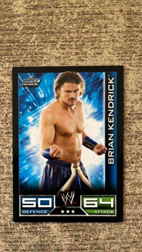Carte de Brian Kendrick Slam Attax, Enlèvement ou Envoi, Comme neuf