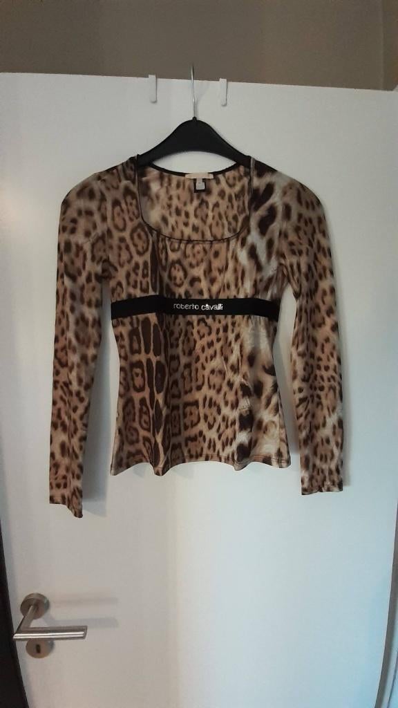 top Roberto Cavalli, it.44 - EU 38/40 M - (+ rok, + cadeau?), Maat 38/40 (M), Overige typen, Overige kleuren, Verzenden