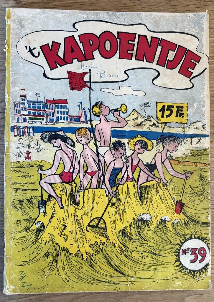 t Kapoentje 39 - 1e druk (1958) Strip, Boeken, Stripverhalen, Eén stripboek, Ophalen of Verzenden, Gelezen