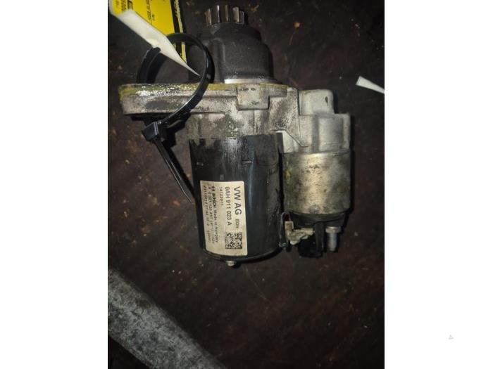 Startmotor van een Volkswagen Golf, Gebruikt, -, Volkswagen, -
