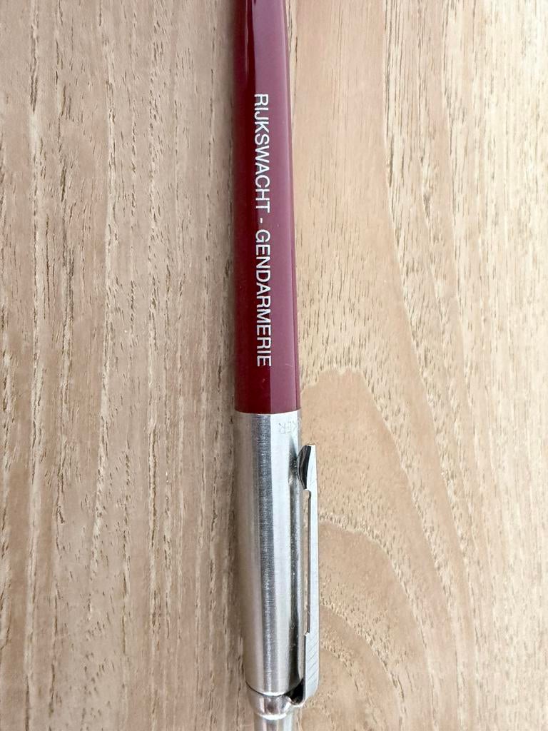 Balpen Parker van Rijkswacht - Gendarmerie, Verzamelen, Ophalen of Verzenden, Zo goed als nieuw, Balpen, Parker