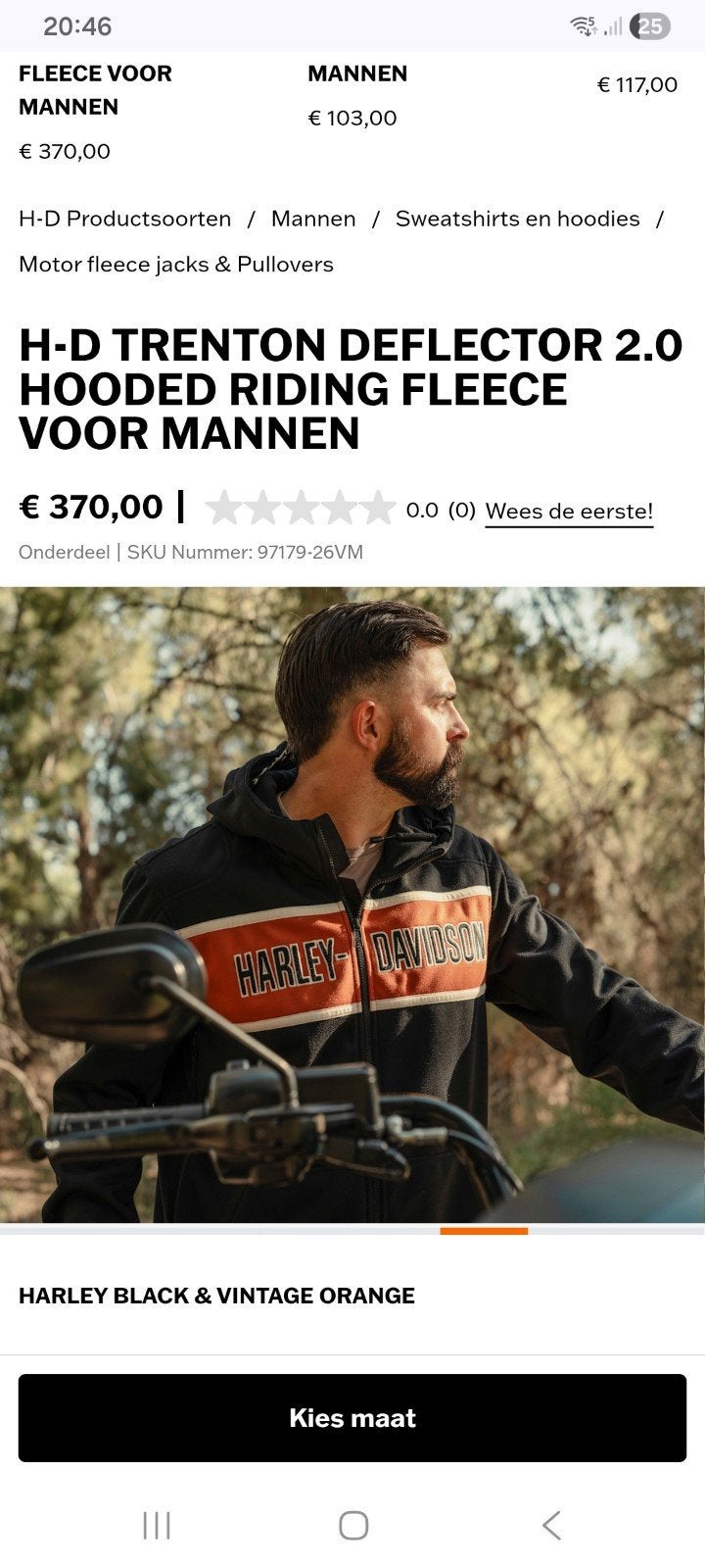 Jas harley echt nieuwstaat maat L, Motoren, Ophalen, Jas | textiel, Heren, Nieuw zonder kaartje