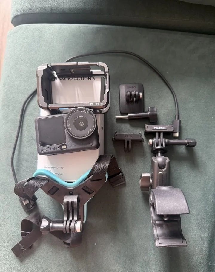 DJI Osmo Action 6 met accessoires, Enlèvement ou Envoi, Comme neuf