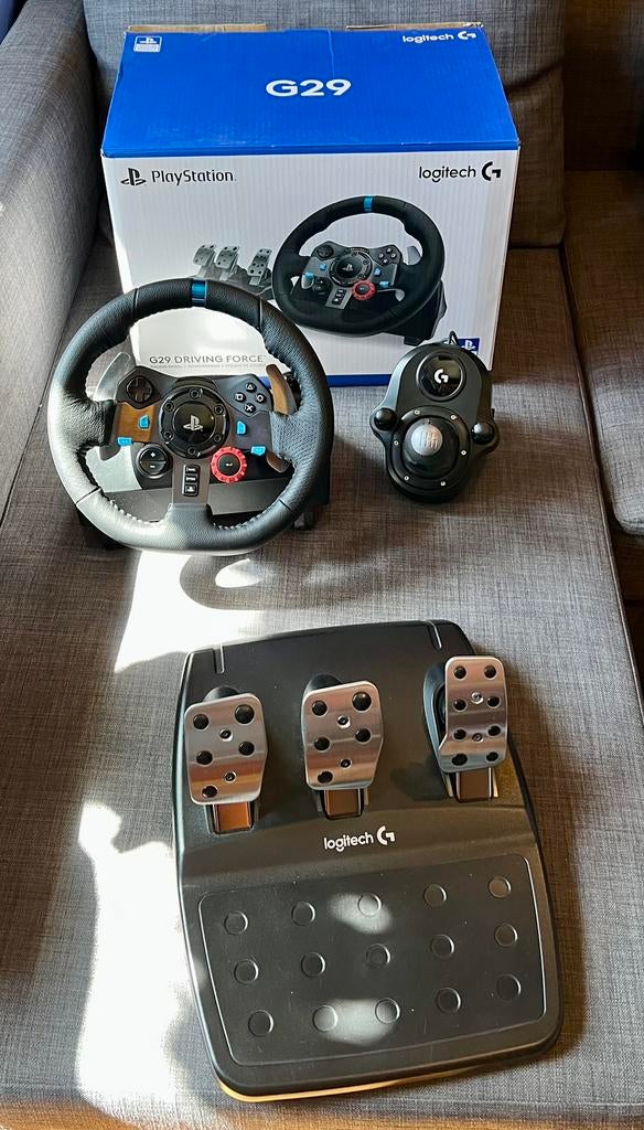 Logitech G29 + Shifter, Ophalen, Gebruikt, Stuur of Pedalen, PlayStation 3