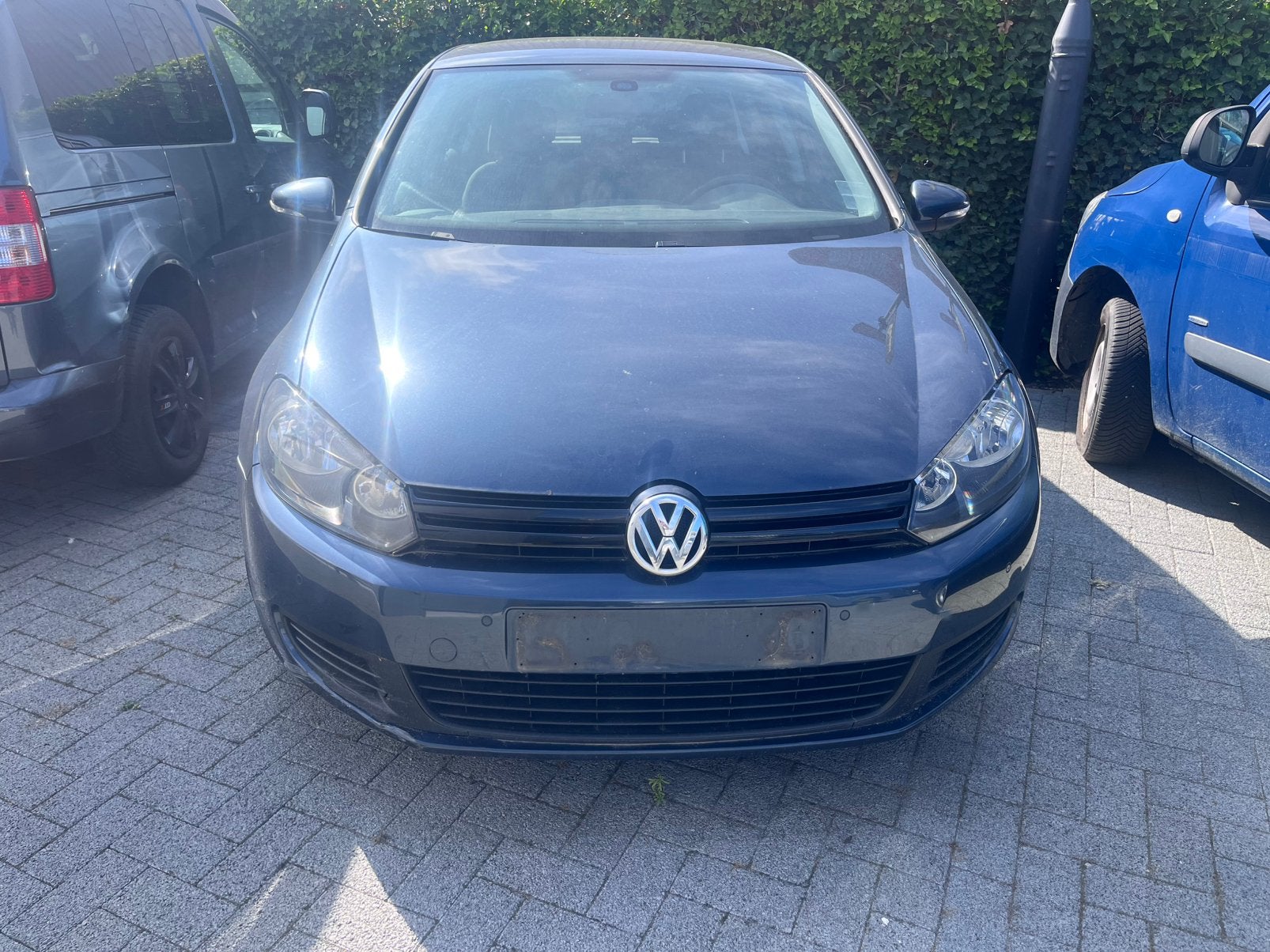 VW GOLF 6  1.6d  2009  195000 km. 66 kw, Euro 5, Stof, Zwart, Blauw