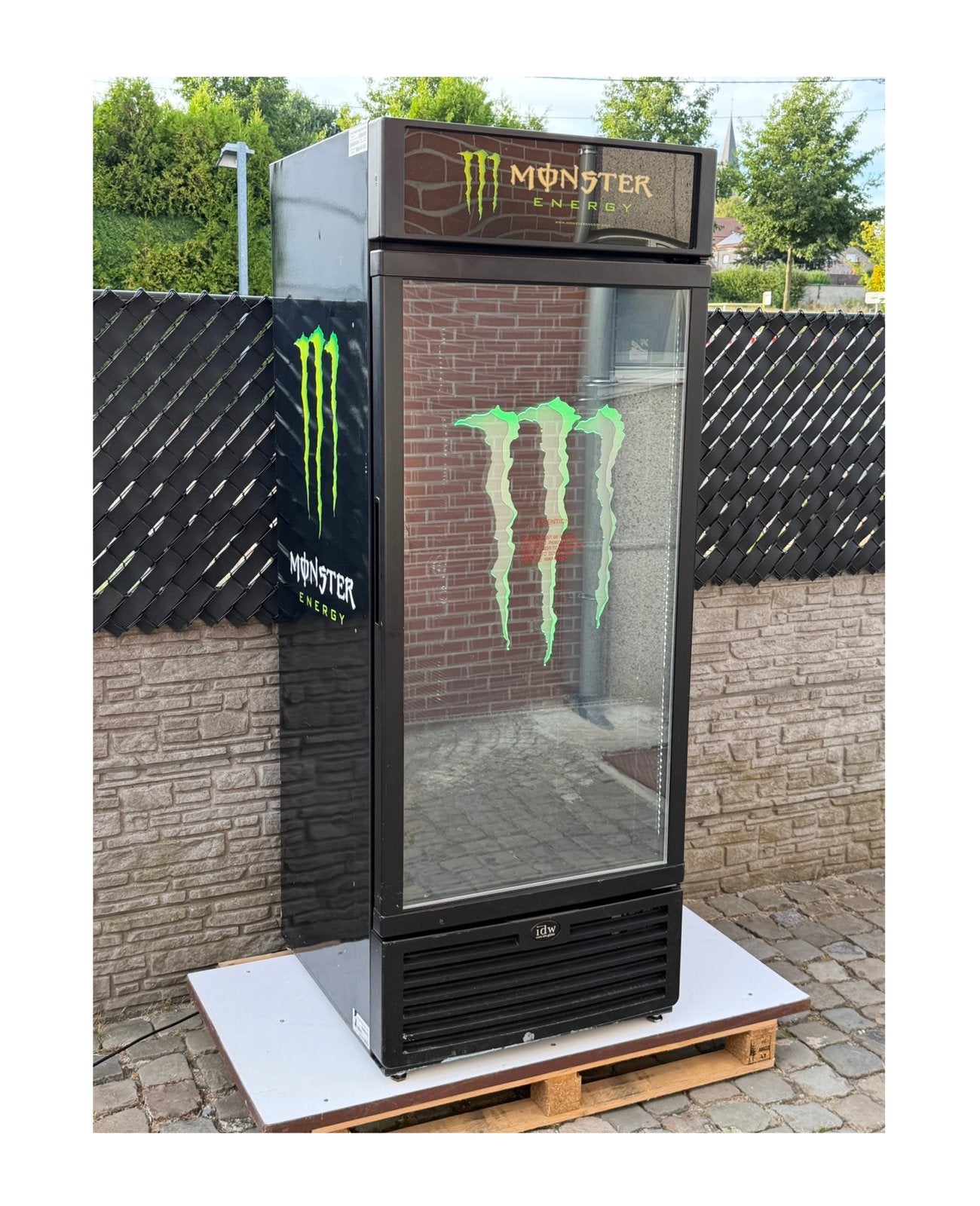 Frigo vitrine Monster Energy professionnel drankekoelkast, Electroménager, Enlèvement, Utilisé