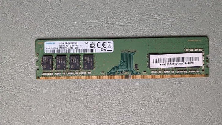 1x8GB DDR4 Ram Samsung, Computers en Software, Ophalen of Verzenden, DDR4