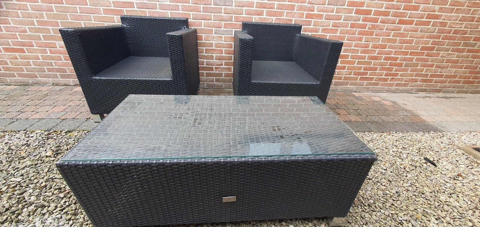 tuinset - 4 personen, Tuin en Terras, Ophalen, 4 zitplaatsen, Kunststof, Gebruikt