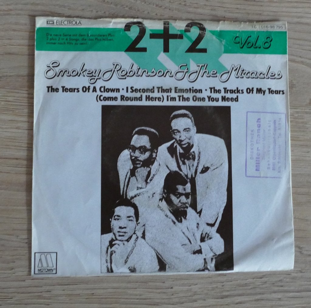 7" EP - Smokey Robinson & The Miracles –The Tears Of A Clown, Gebruikt, 7 inch, Ophalen of Verzenden, 1970 - 1979