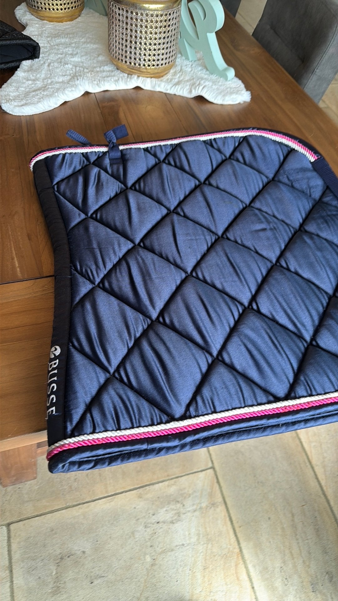 Zadeldoek veelzeidigheid busse maat cob, Animaux & Accessoires, Chevaux & Poneys | Couvertures & Couvre-reins, Bleu, Utilisé, Autres marques