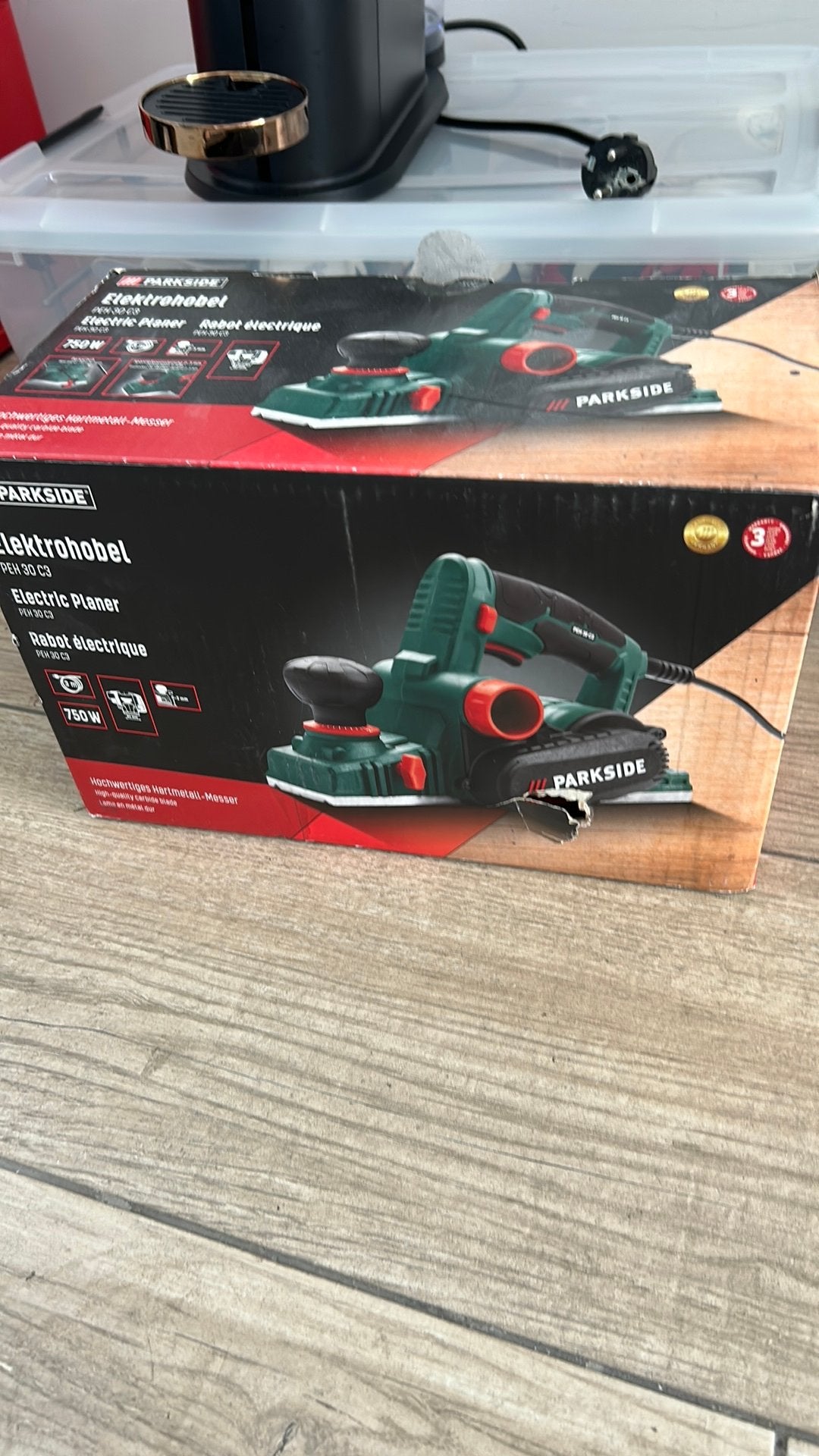 Raboteuse electrique PEH 30 c3 parkside, Bricolage & Construction, Outillage | Ponceuses, Enlèvement, Neuf