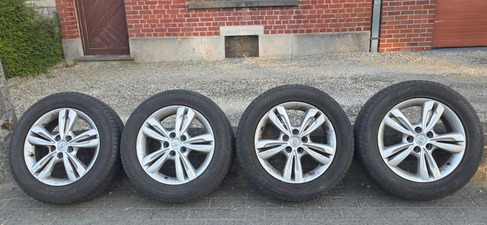 Hyundai Toucson 5x114 velgen, Auto-onderdelen, Banden en Velgen, 17 inch, Winterbanden, Band(en)