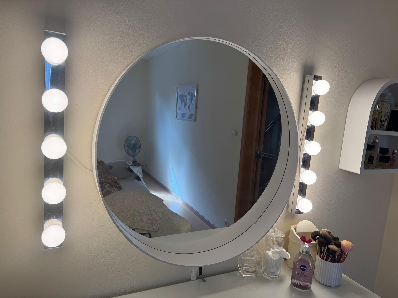 Mirroire + 2 eclairage ikea Neuve, Enlèvement ou Envoi, Comme neuf