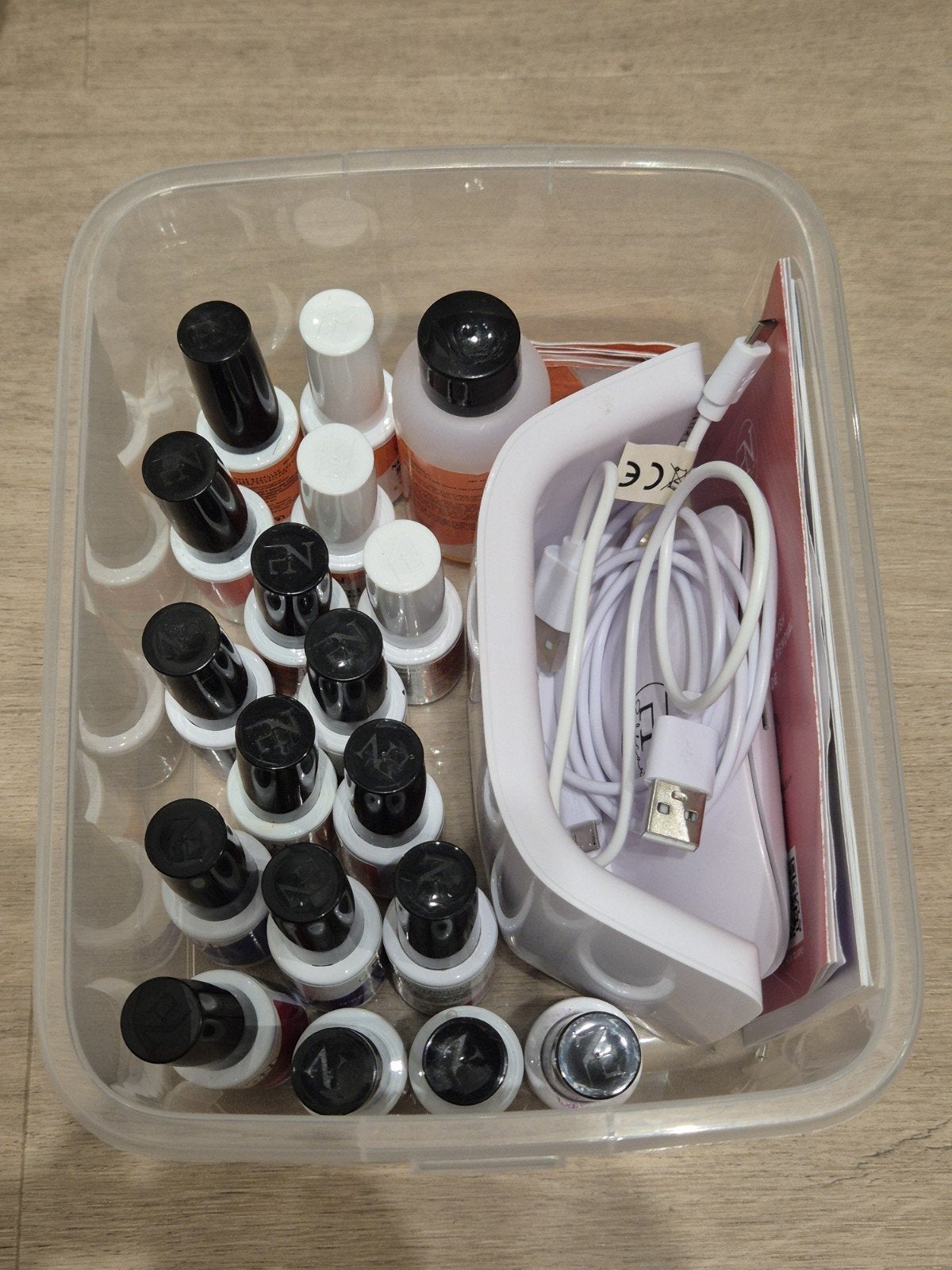 PN selfcare set voor gel nagellak met 2 lampen,12 kleuren,.., Ophalen of Verzenden