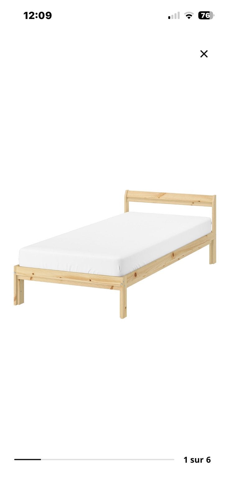 Lit ikea 1 personne, Ophalen, Zo goed als nieuw