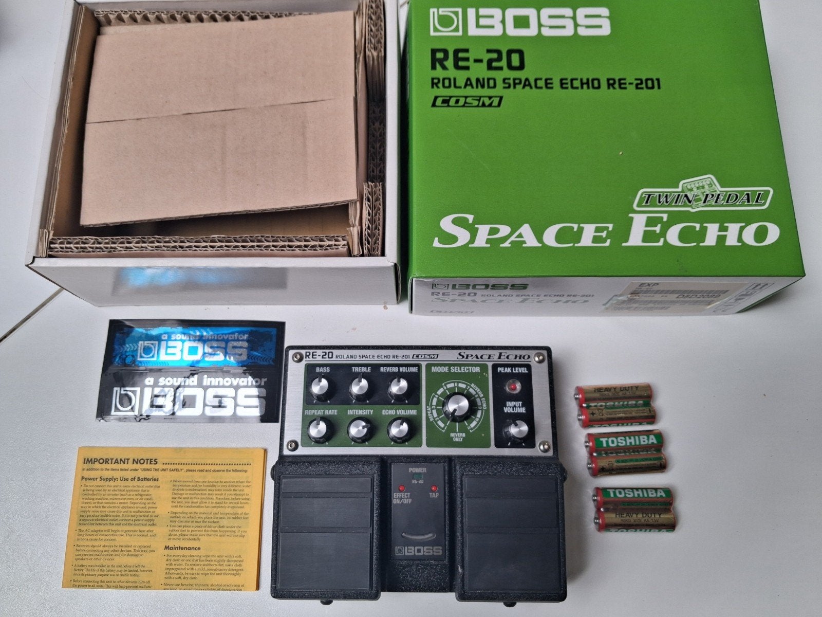 Boss RE-20 space echo, Ophalen of Verzenden, Gebruikt, Reverb