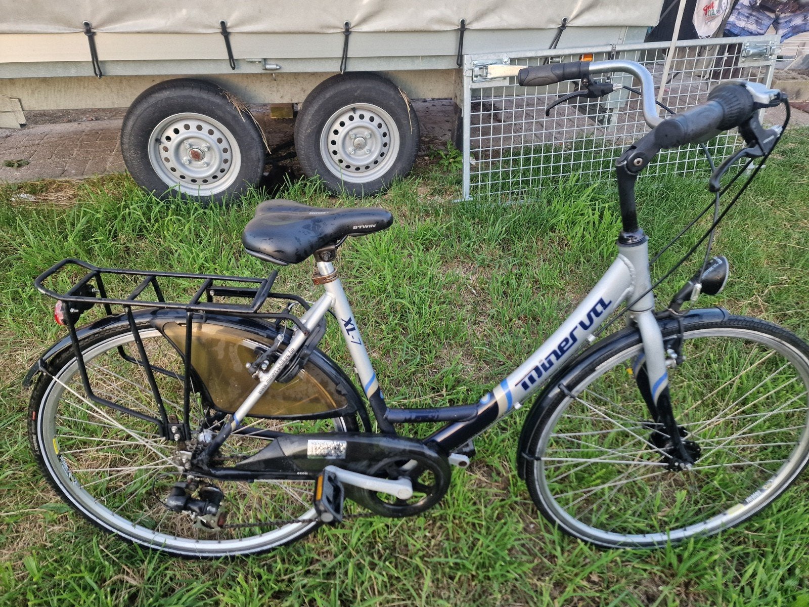 Damesfiets minerva XL-7 28" 53 cm, Fietsen en Brommers, Ophalen, Velgrem, Versnellingen, 53 tot 56 cm