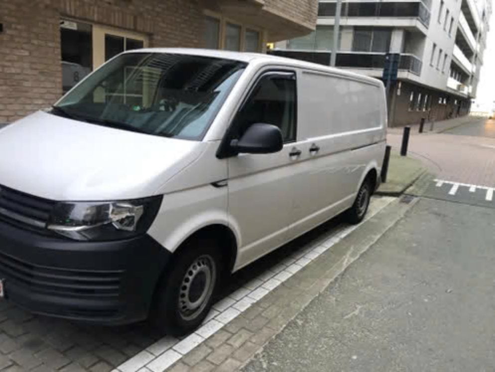 VW T6 transporter 2017 L2 H1 Aut. camperbus lichte vracht, 5 à 6 mètres, Volkswagen, Jusqu'à 4 m, Airbags