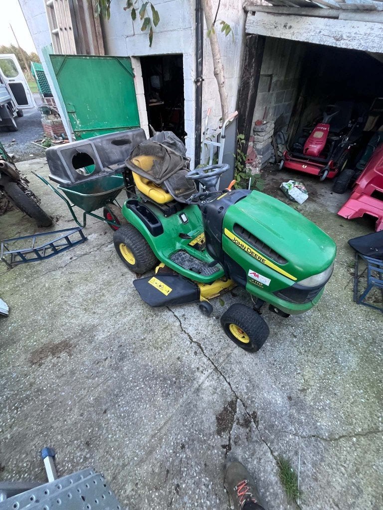 zitmaaier john dheere, Enlèvement, Utilisé, John Deere, Fonction de mulching