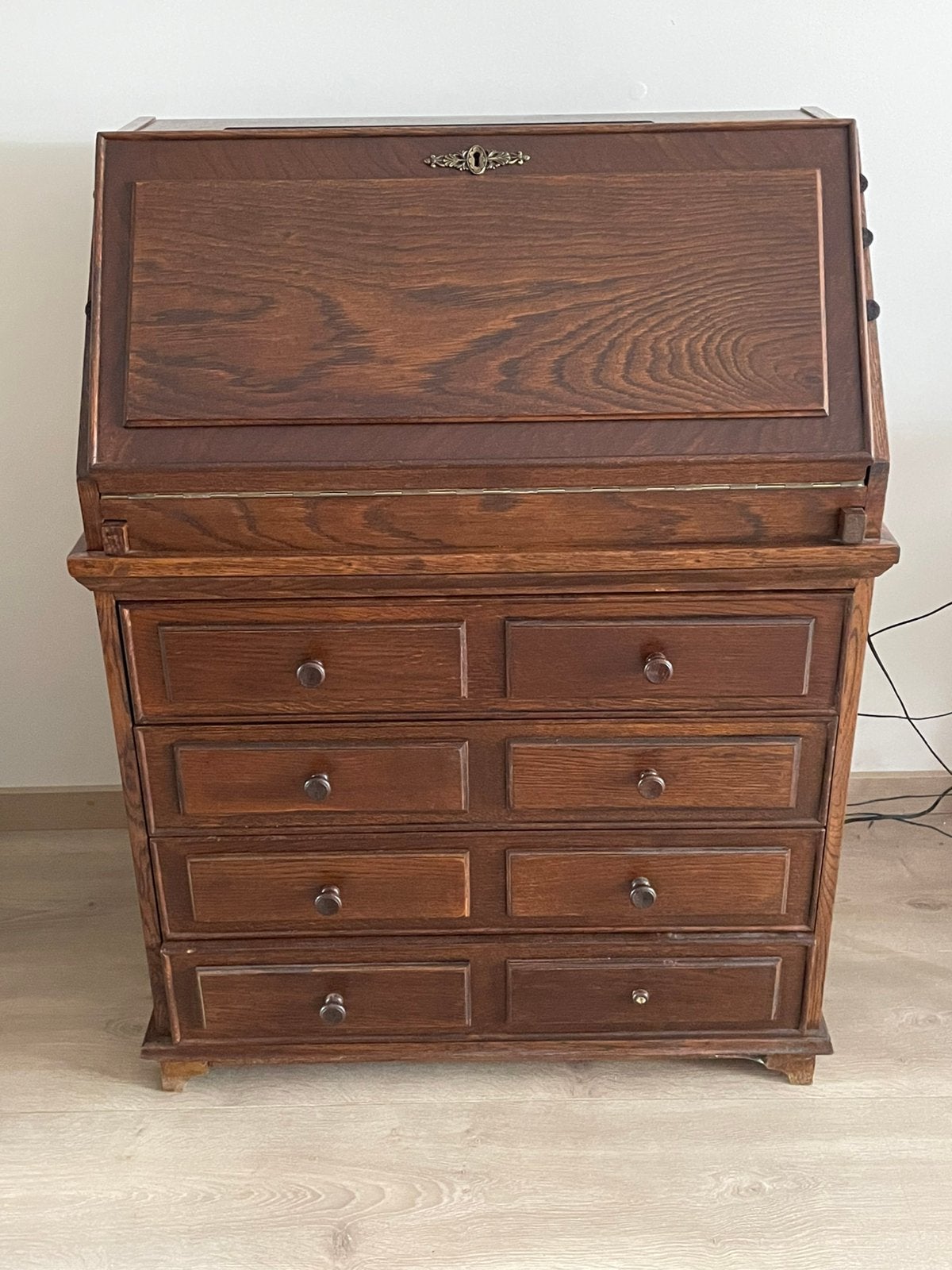 Autentiek Bureau, Maison & Meubles, Armoires | Secrétaires, Enlèvement, Comme neuf