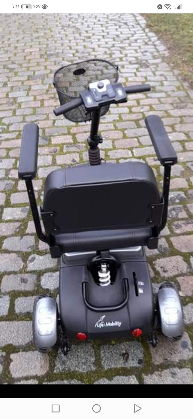 Scooter opvouwbare vivo Life&mobility nieuw accu 0488826971, Diversen, Ophalen of Verzenden
