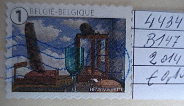 Belgique  n  4434  (O), Sans enveloppe, Affranchi, Envoi, Autre